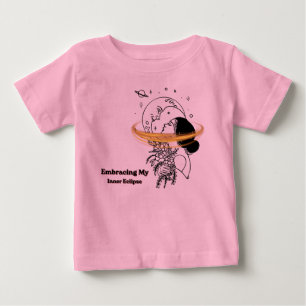 Meine innere Sonnenfinsternis - Himmelsmond-Linien Baby T-shirt