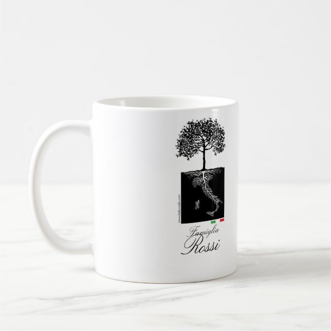 Meine italienische Familien-Tasse Kaffeetasse (Links)