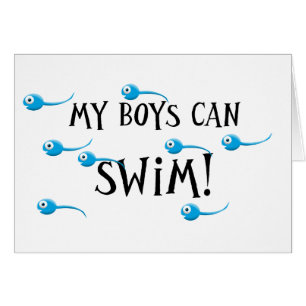 meine Jungen können schwimmen