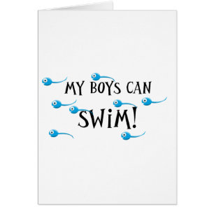 meine Jungen können schwimmen