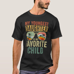 Meine jüngste Tochter ist mein Lieblingskind Vinta T-Shirt