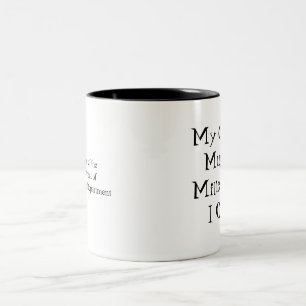 Meine Kaffee-Tasse von meinen, die I besitzen Zweifarbige Tasse