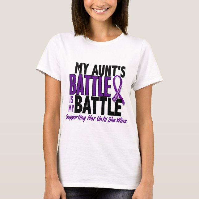 Meine Kampf-auch Tante Bauchspeicheldrüsenkrebs T-Shirt (Vorderseite)
