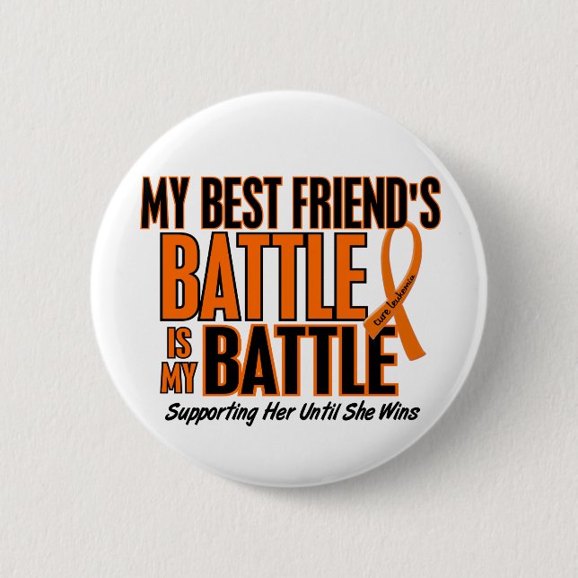 Meine Kampf-zu bester Freund-Leukämie Button (Vorderseite)