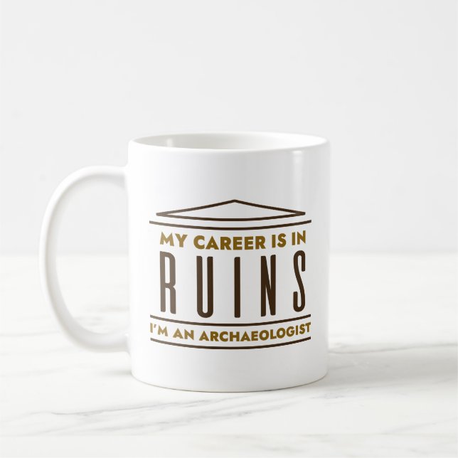 Meine Karriere ist in Ruinen Kaffeetasse (Links)