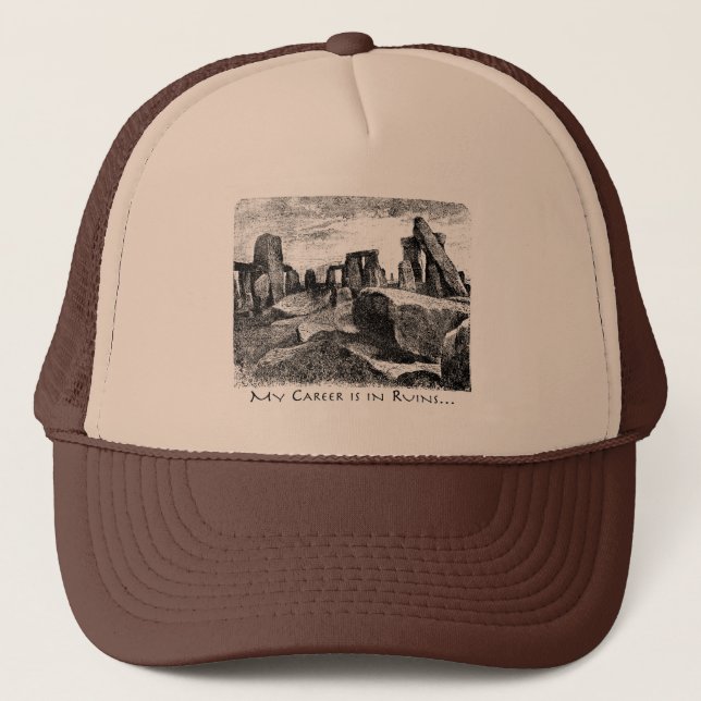 Meine Karriere ist in Ruinen: Stonehenge Truckerkappe (Vorderseite)