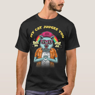 Meine Katze beurteilt deine lustige Katze Lover Sp T-Shirt