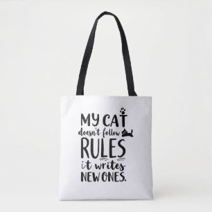 Meine Katze folgt nicht den Regeln Tasche