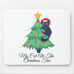 Meine Katze hat den Weihnachtsbaum gefressen - Hil Mousepad