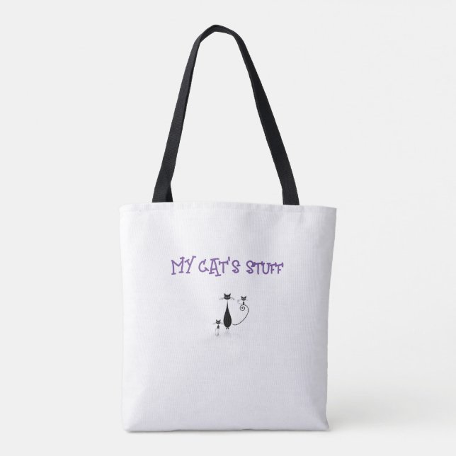 Meine Katze hat eine Totentasche Tasche (Rückseite)