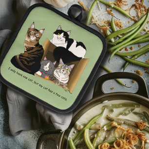 Meine Katze hat Katzen Topflappen