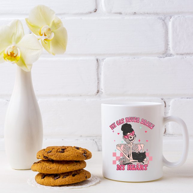 Meine Katze hat mir nie das Herz gebrochen Coffee  Kaffeetasse (Von Creator hochgeladen)
