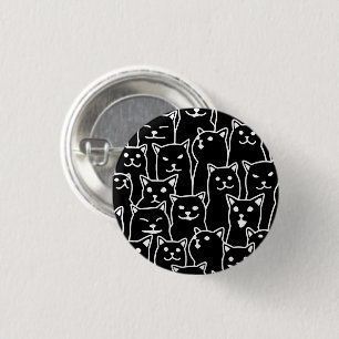Meine Katze hatte recht, wenn Sie lustige Katzen-M Button
