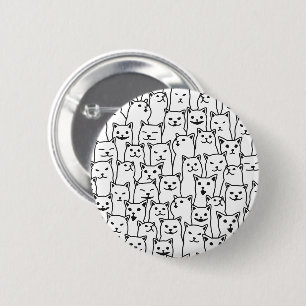 Meine Katze hatte recht, wenn Sie lustige Katzen-M Button