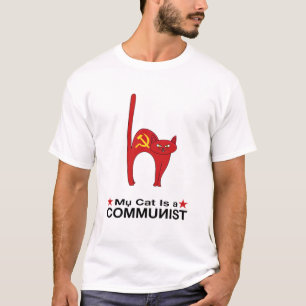 Meine Katze ist eine COMMUNIST große Geschenkideen T-Shirt