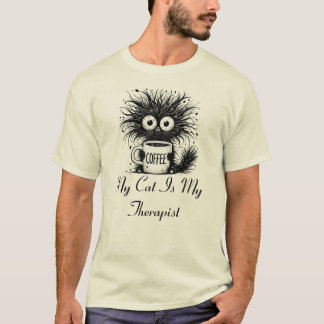 Meine Katze ist mein Therapeut. T-Shirt