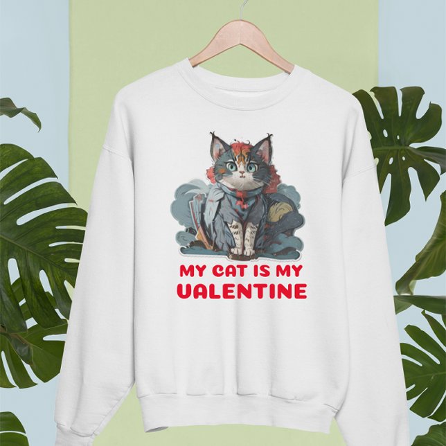 MEINE KATZE IST MEIN VALENTINE. ANTIVALENTIN T-Shirt (Von Creator hochgeladen)