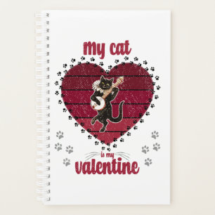 Meine Katze ist mein Valentine Katzenliebhaber V Planer