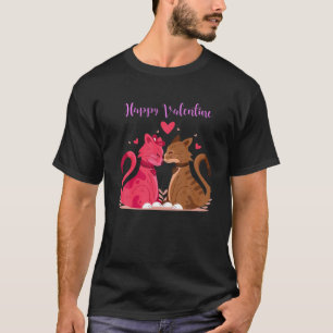 Meine Katze ist mein Valentine Kitten Cupid Valent T-Shirt