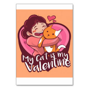 Meine Katze ist mein Valentingeschenk, Katzenkätzc Tischnummer