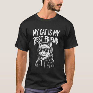 Meine Katze ist meine beste Freundin Sonnenbrille T-Shirt