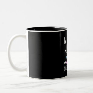 Meine Katze ist meine beste Freundin Zweifarbige Tasse