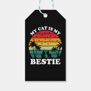 Meine Katze ist meine Bestie Geschenkanhänger