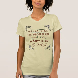Meine Katze ist meine Kollegin und sie hat keine N T-Shirt