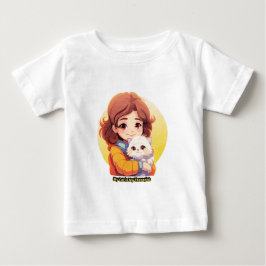 Meine Katze ist meine Therapeutin – Süße Trostkatz Baby T-shirt