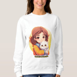 Meine Katze ist meine Therapeutin – Süße Trostkatz Sweatshirt