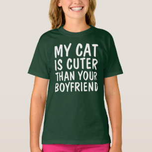 MEINE KATZE IST NIEDLICHER ALS IHR FREUND, lustige T-Shirt