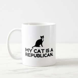 Meine Katze ist republikanisch Kaffeetasse