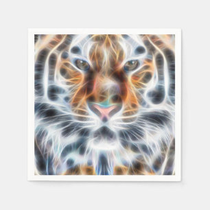 Meine Katze ist Schauspiel herauf Tiger, Energie Serviette