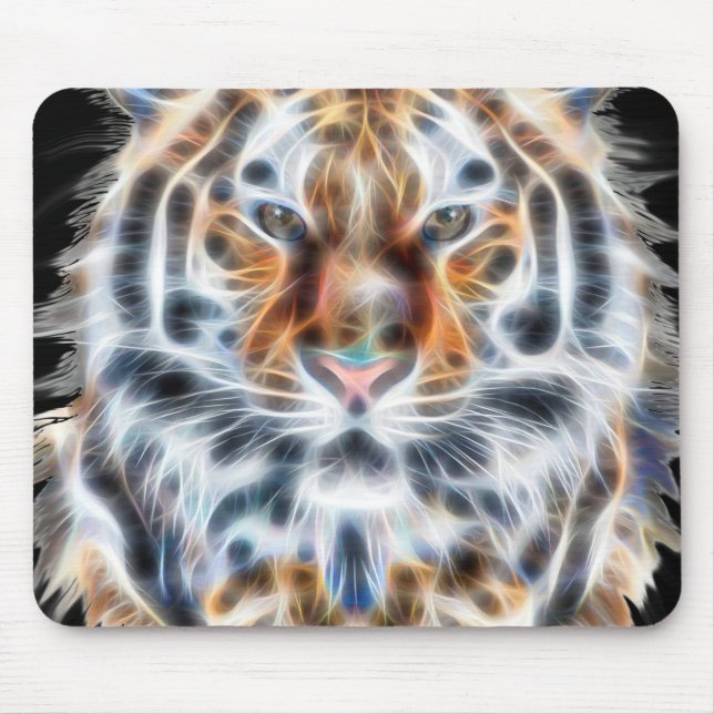 Meine Katze ist Schauspiel Up Tiger Gesichtsenergi Mousepad (Vorne)