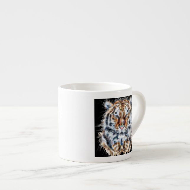 Meine Katze ist Schauspiel Up Wild Tiger Energy Espressotasse (Vorderseite Rechts)