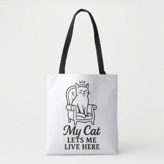 Meine Katze Lasse mich hier - Funny Cat Lover Art Tasche