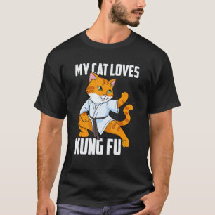 Meine Katze liebt Kung Fu Ninja Karate Sahbumnim J T-Shirt