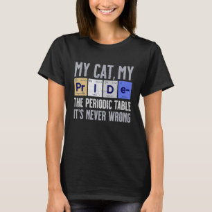 MEINE KATZE MEIN STOLZ, DAS PERIODENSYSTEM IST NIE T-Shirt