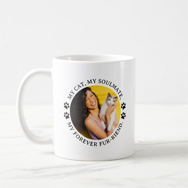 Meine Katze, meine Seelenverwandte, mein ewiger Pe Kaffeetasse (Links)
