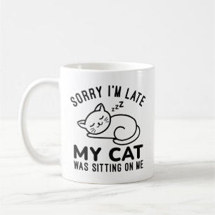 Meine Katze saß auf mir Kaffeetasse