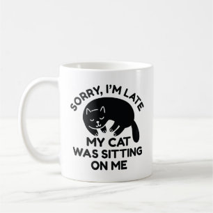 Meine Katze saß auf mir Kaffeetasse