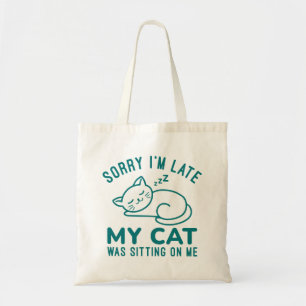 Meine Katze saß auf mir Tragetasche