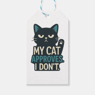 Meine Katze stimmt zu, ich weiß nicht - Funny Cat  Geschenkanhänger