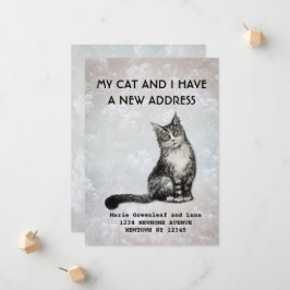 Meine Katze und ich haben die Ankündigung verschob