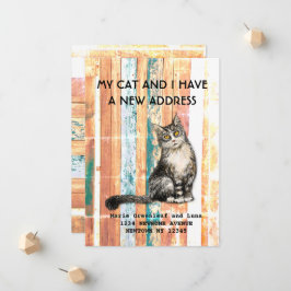 Meine Katze und ich haben die Ankündigung verschob