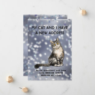 Meine Katze und ich haben die Ankündigung verschob