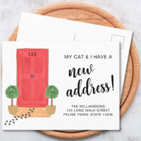 Meine Katze und ich haben eine neue Adresse