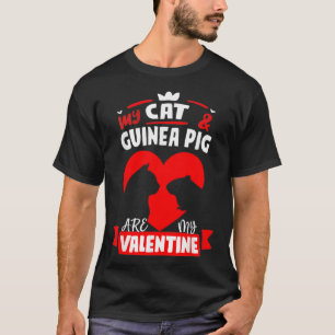 Meine Katze und meine Guinea Schwein sind meine Va T-Shirt