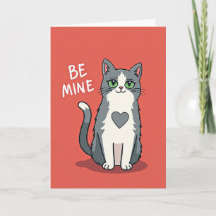 Meine Katze Valentinskarte Karte