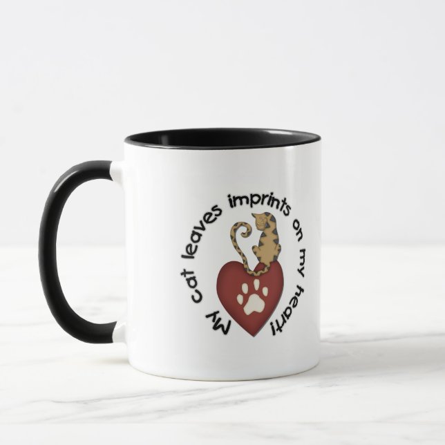 Meine Katze Verlasse Aufdrucke Tasse (Links)